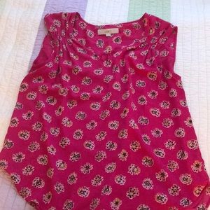 Pink top by the Loft